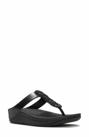 FitFlop Fino Crystal Twist T-Strap Sandal