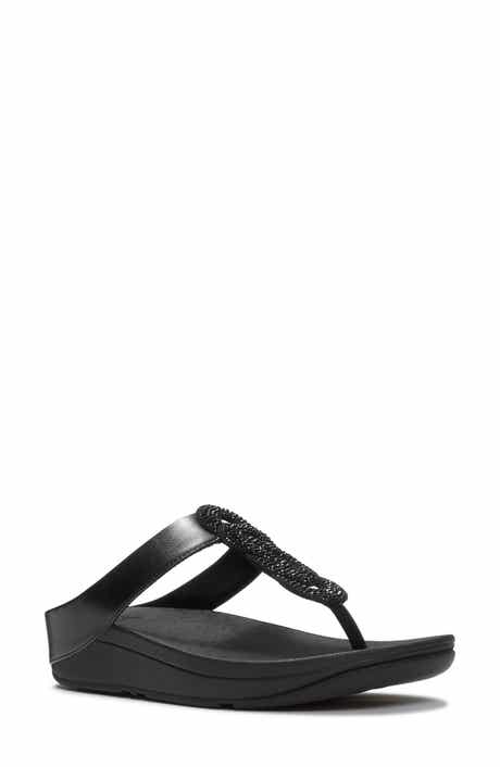 FitFlop Fino Crystal Twist T-Strap Sandal