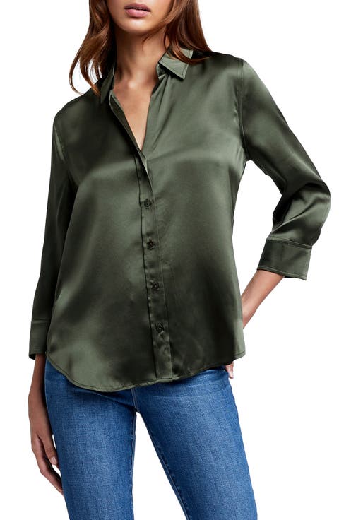 Dani Silk Charmeuse Blouse