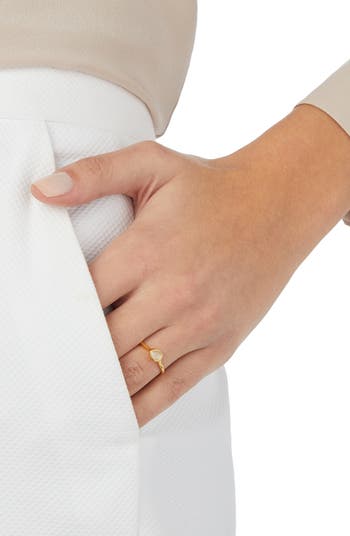 Siren Small Semiprecious Stone Stacking Ring