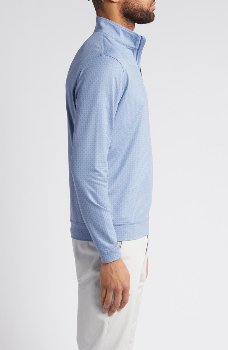 Peter Millar Crown Crafted Perth Skull In One Performance Quarter Zip Pullover, Alternate, color, 