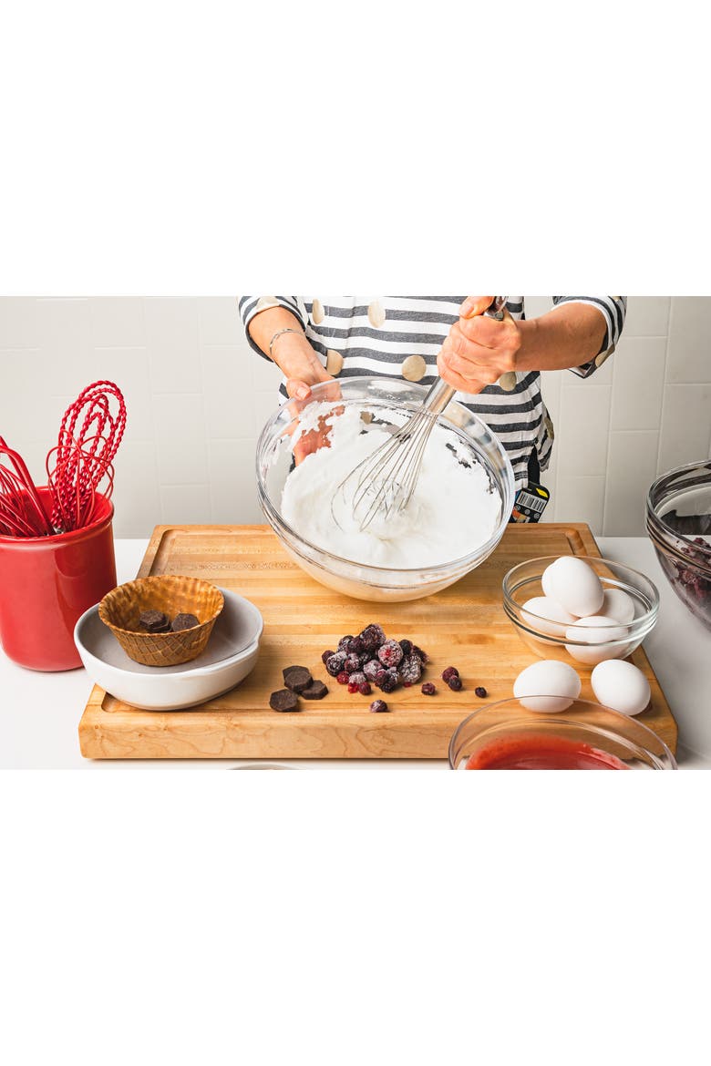 12 Inch Duo Whisk Stainless Steel Ball Whisk Solid Handle, Alternate, color, Silver