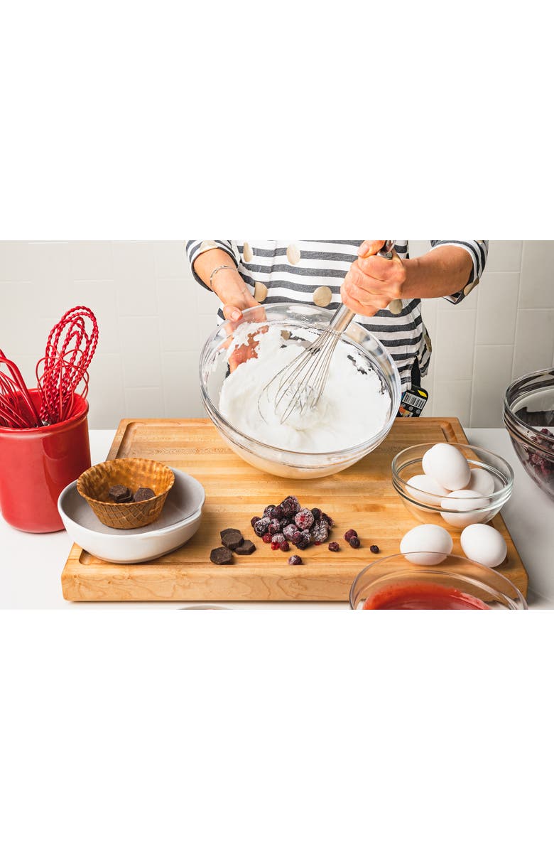 CUISIPRO 12 Inch Duo Whisk Stainless Steel Ball Whisk Solid Handle, Alternate, color, Silver