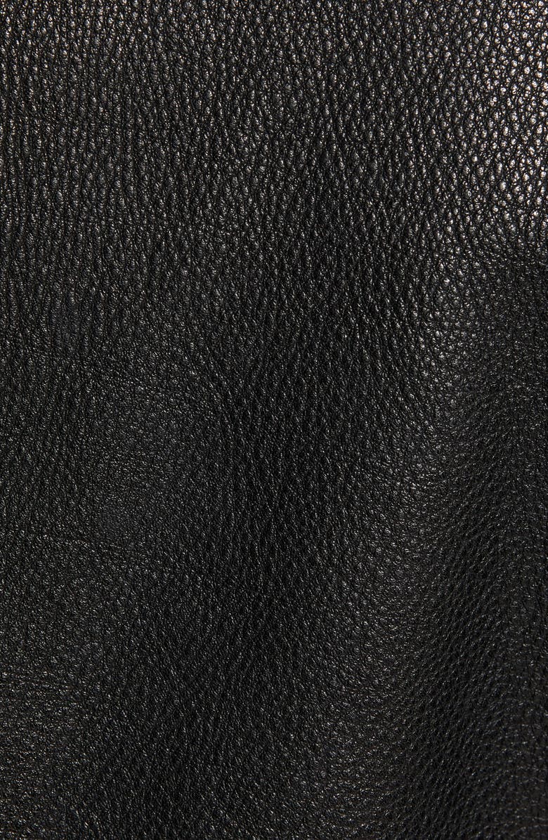 The Kooples Leather Biker Jacket, Alternate, color,