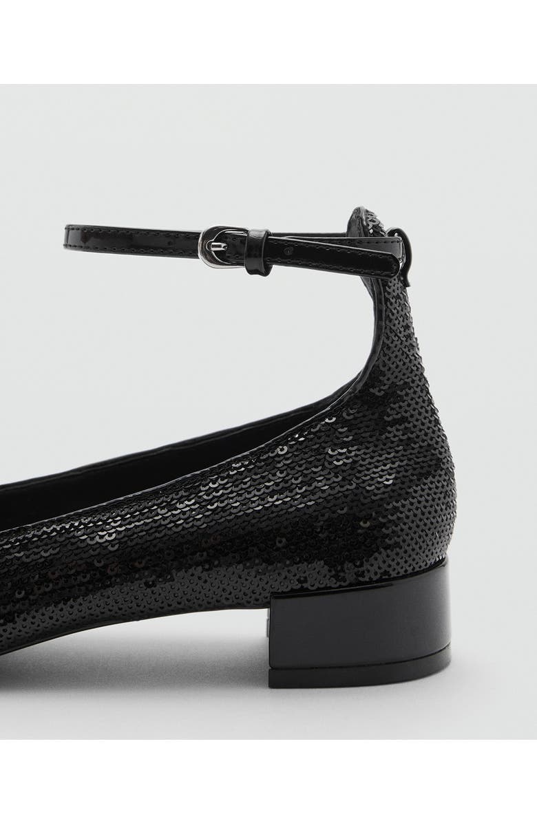 MANGO Ankle Strap Pump, Alternate, color, Black