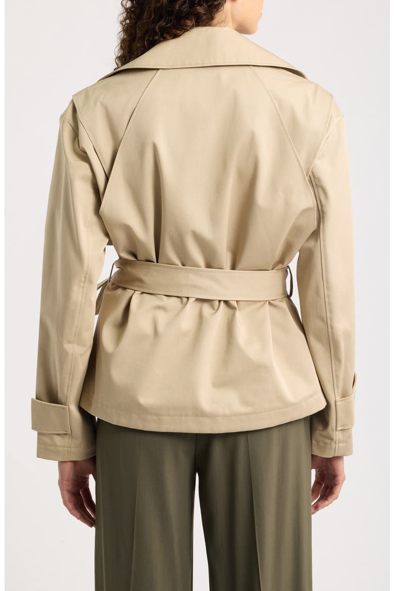 Cinnia Double Breasted Tie Waist Trench Coat, Alternate, color, TRENCH COAT