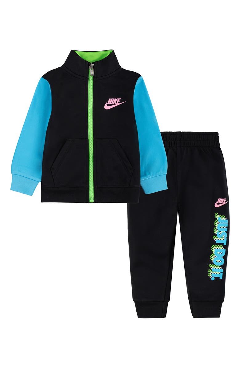 Nike Active Joy Tricot Track Jacket & Joggers, Main, color, Black