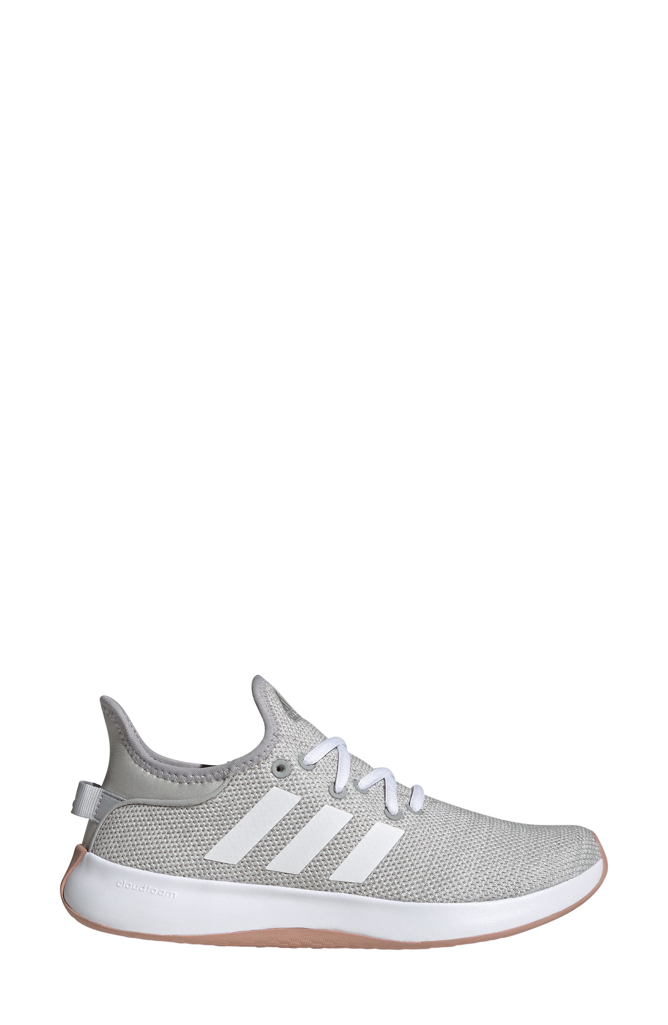 Cloadfoam Pure Running Shoe, Alternate, color, GREY/ WHITE/ SILVER METALLIC