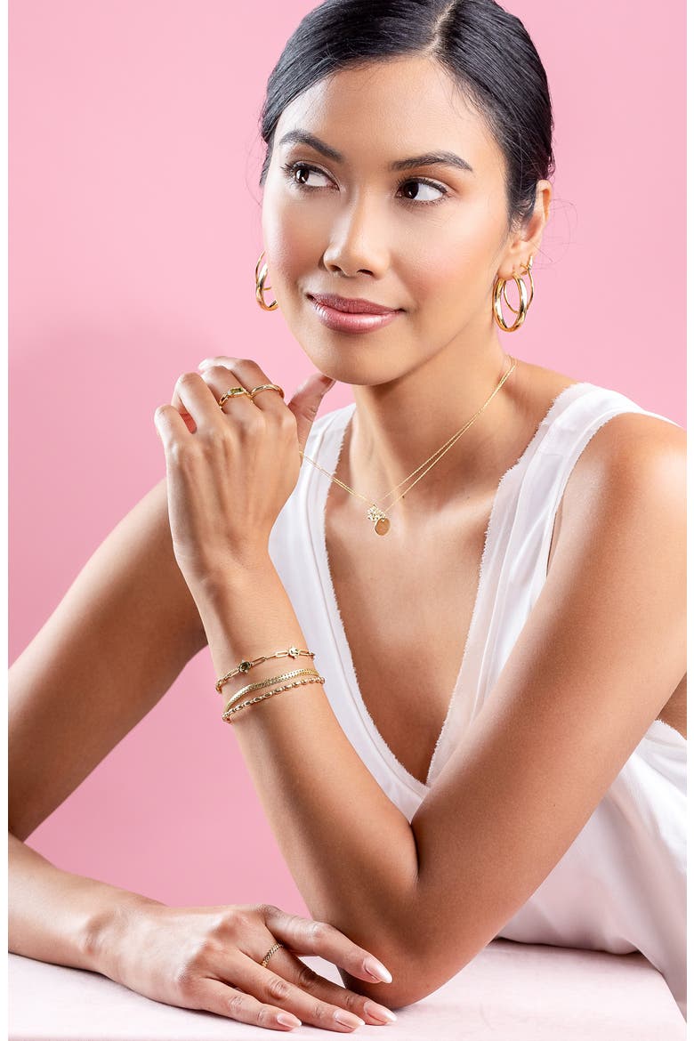 14K Gold Chain Bracelet (Nordstrom Exclusive), Alternate, color, 14K YELLOW GOLD