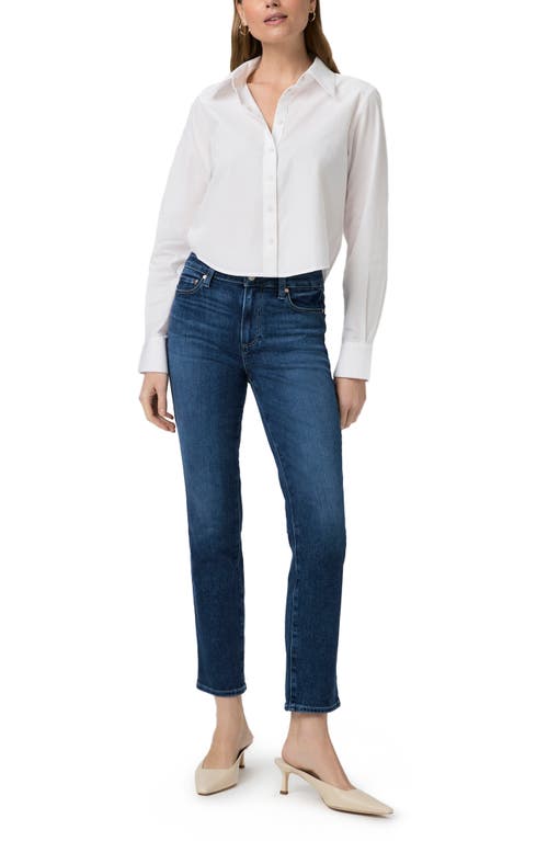PAIGE PAIGE CINDY HIGH WAIST ANKLE STRAIGHT LEG JEANS 