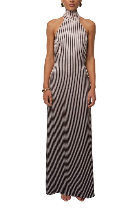 Gleam Striped Maxi Dress