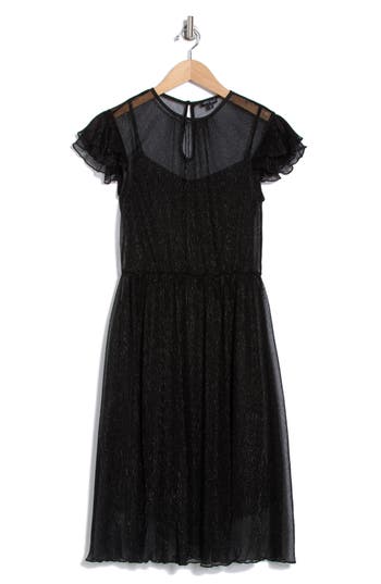 WISHLIST WISHLIST SHORT SLEEVE SPARKLE DRESS
