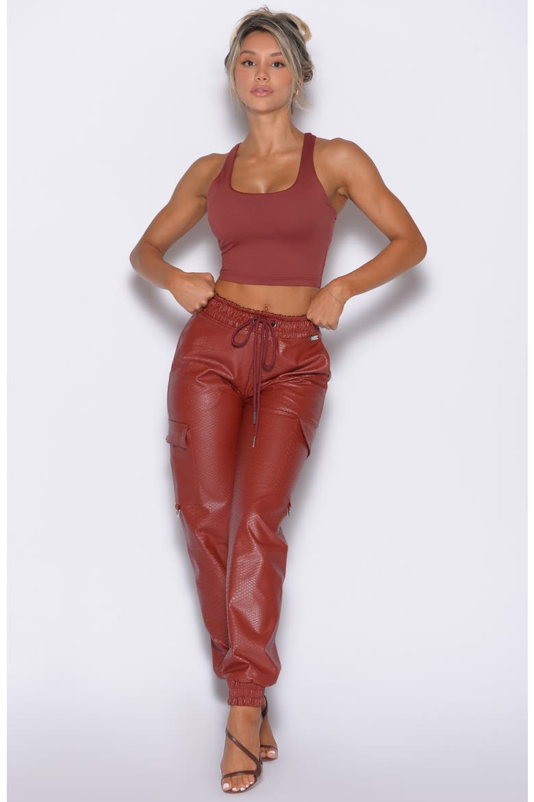 Sugar Tank Bra, Alternate, color, Brick Red