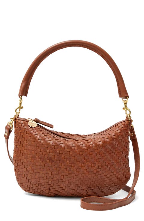 Petit Moyen Woven Messenger Bag