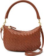 Clare V. Petit Moyen Woven Messenger Bag