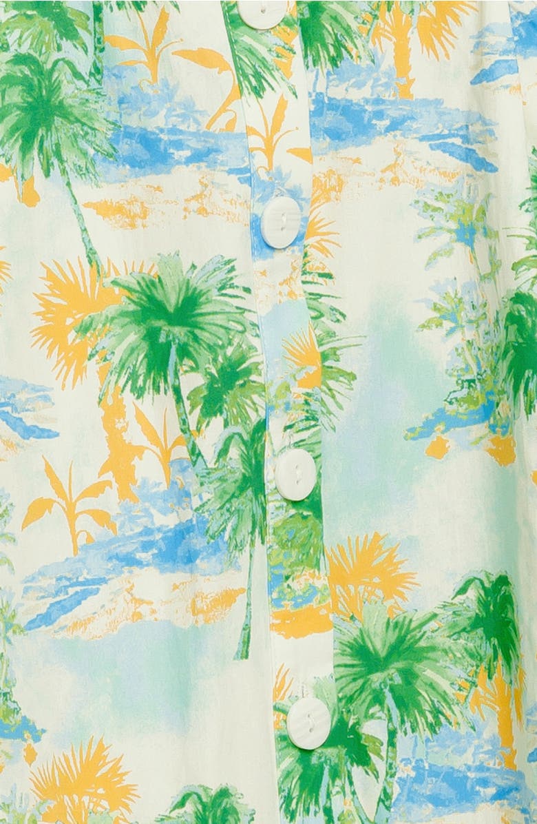 FLYING TOMATO Halter Top & Midi Skirt Set, Alternate, color, Ivory Green