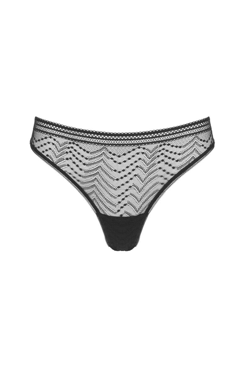 Eclatante Tanga, Main, color, Black
