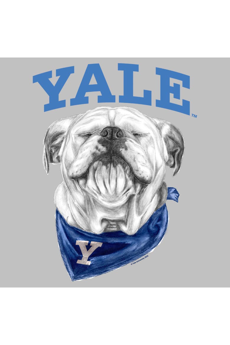 Women's Yale University Happy Handsome Dan Logo  Graphic T-Shirt, Alternate, color, Athletic Heather