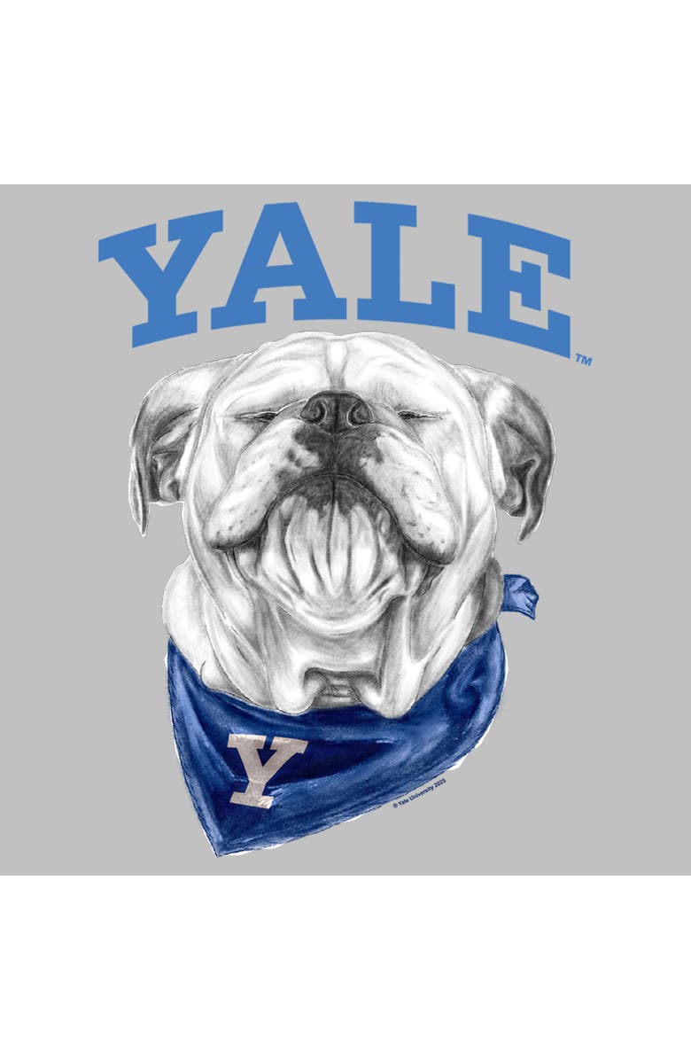 Yale University Women's Yale University Happy Handsome Dan Logo Graphic T-Shirt, Alternate, color, Athletic Heather