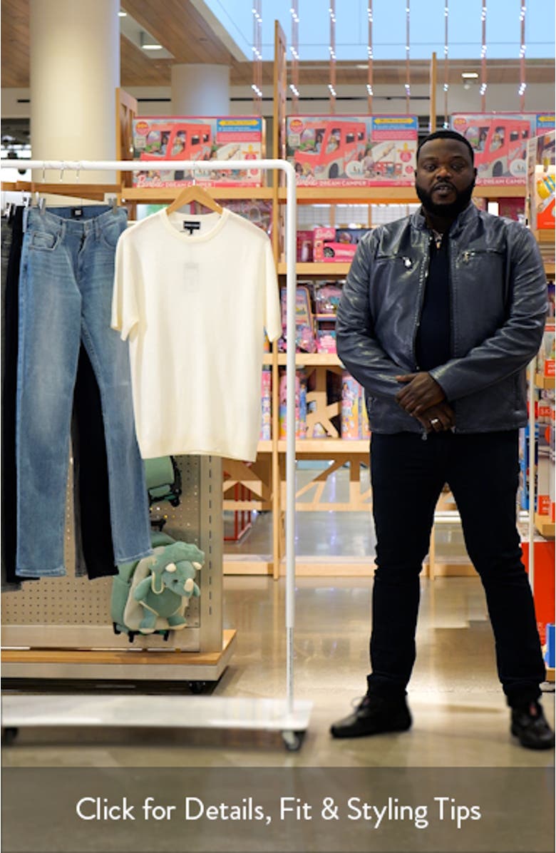 Textured Dot Short Sleeve Crewneck Sweater, sales video thumbnail