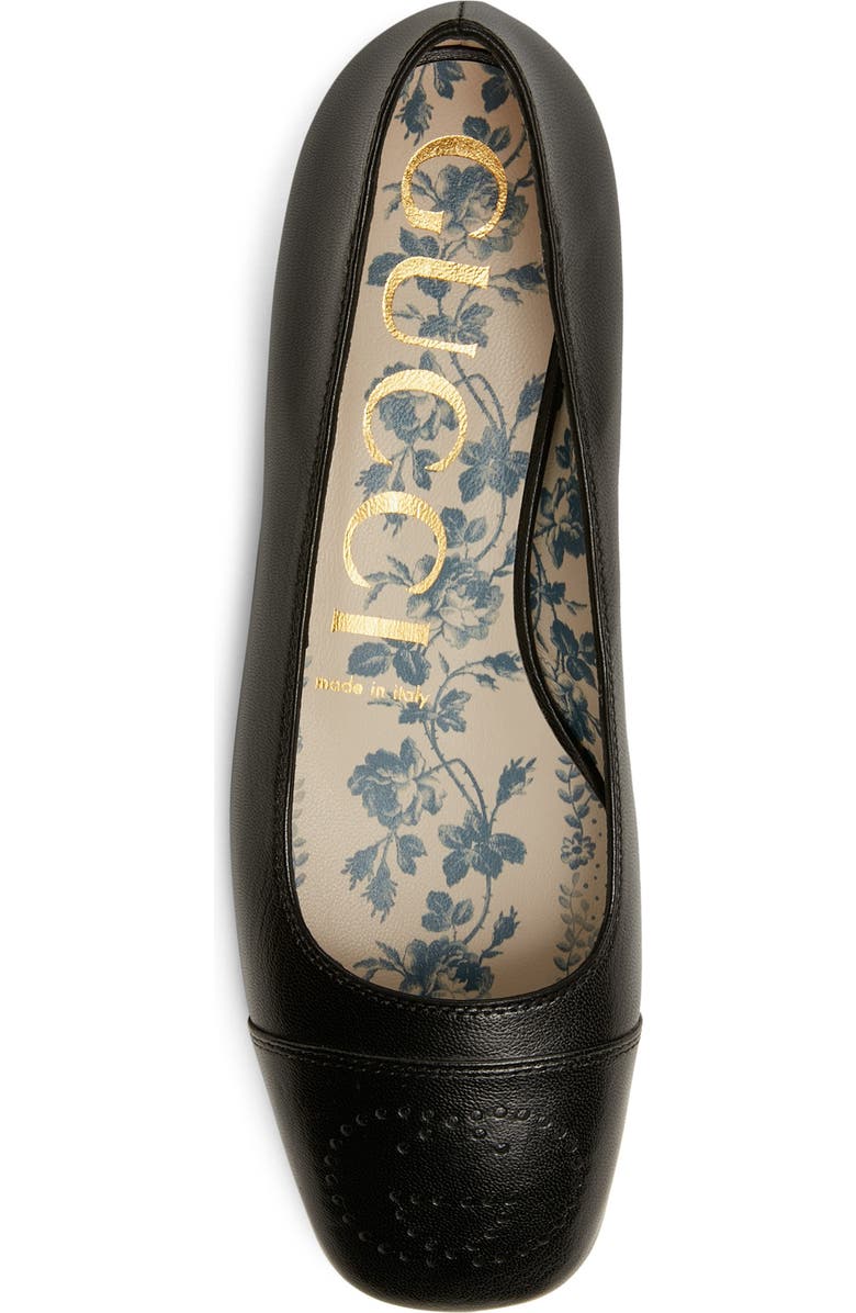 Gucci Hills Logo Ballet Flat, Alternate, color,