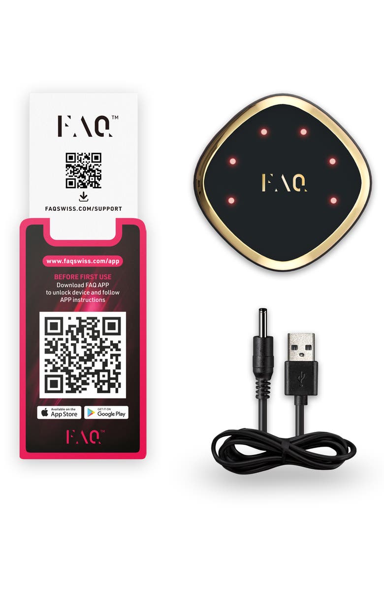 FOREO FAQ<sup>™</sup> 302 LED Scalp Massage Device, Alternate, color, Black