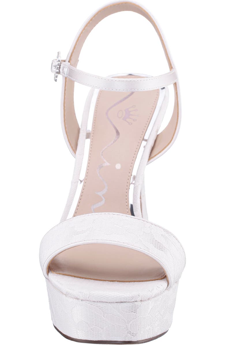 Nina Alma Platform Sandal, Alternate, color, Ivory