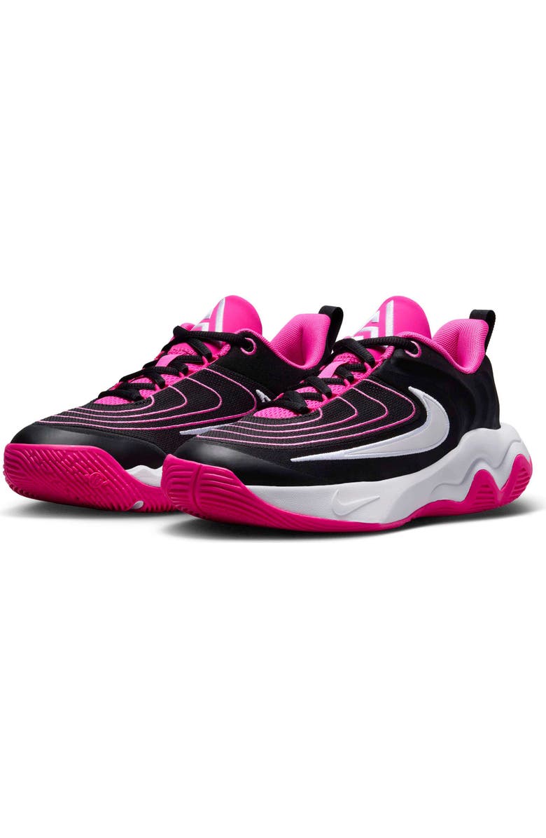 Nike Kids' Giannis Immortality 4 Basketball Shoe, Main, color, Black/ Laser Fuchsia/ White