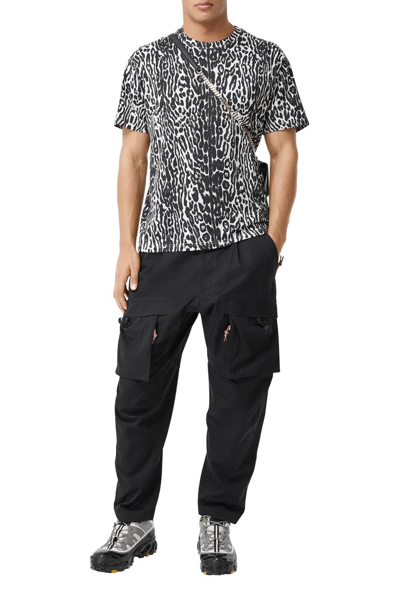 Radderson Leopard Print T-Shirt, Alternate, color, BLACK IP PAT