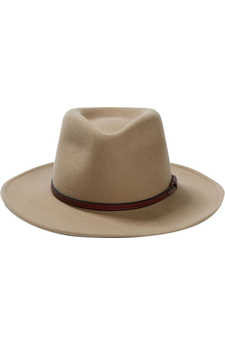 Stetson Bozeman Hat, Alternate, color, Mushroom