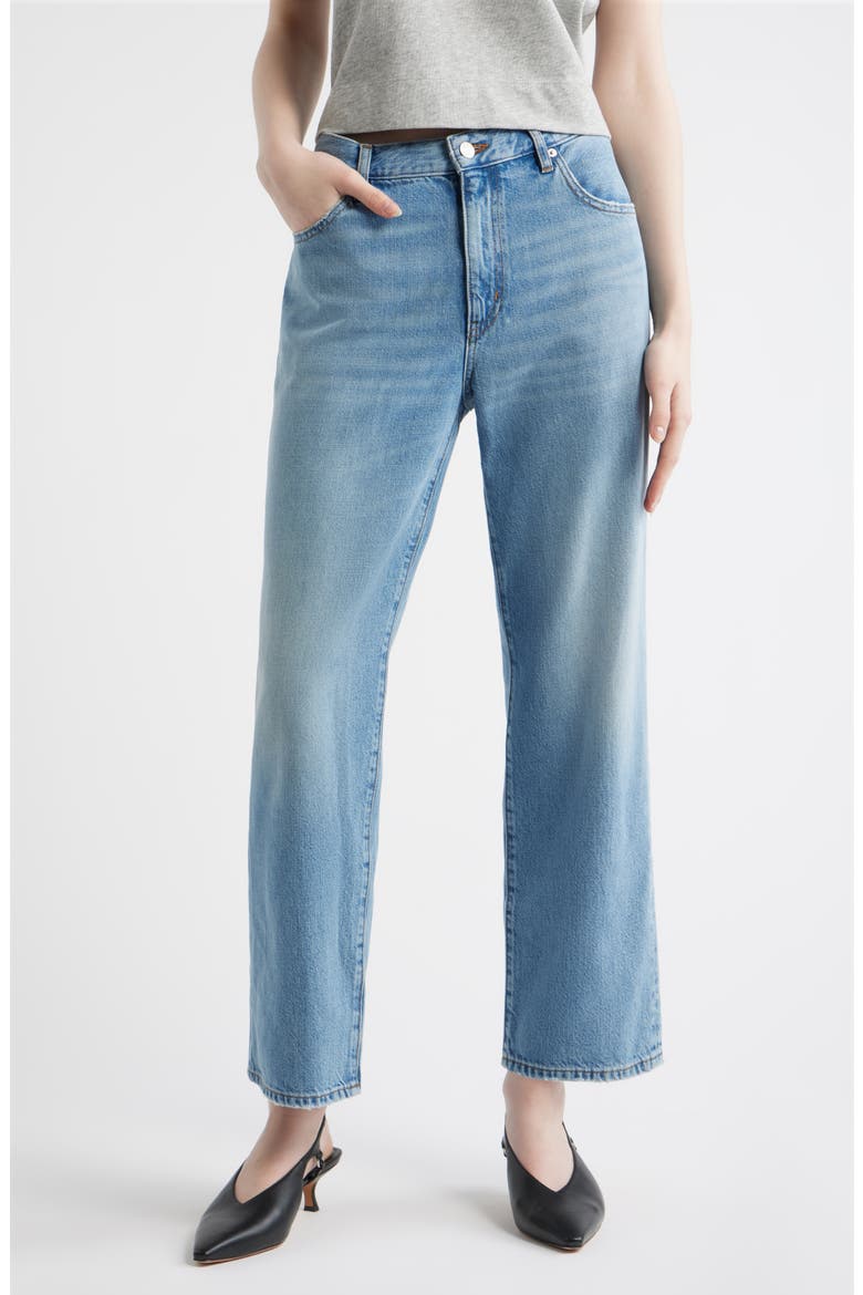The Off Duty Hang Ankle Straight Leg Jeans, Main, color, FREY