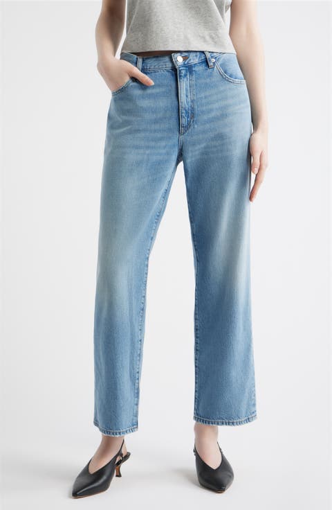 The Off Duty Hang Ankle Straight Leg Jeans (Frey)