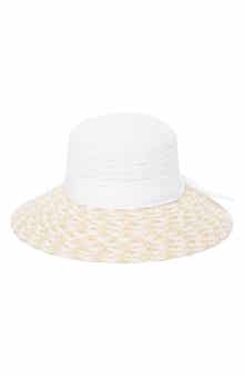 San Diego Hat Contrast Brim Woven Hat