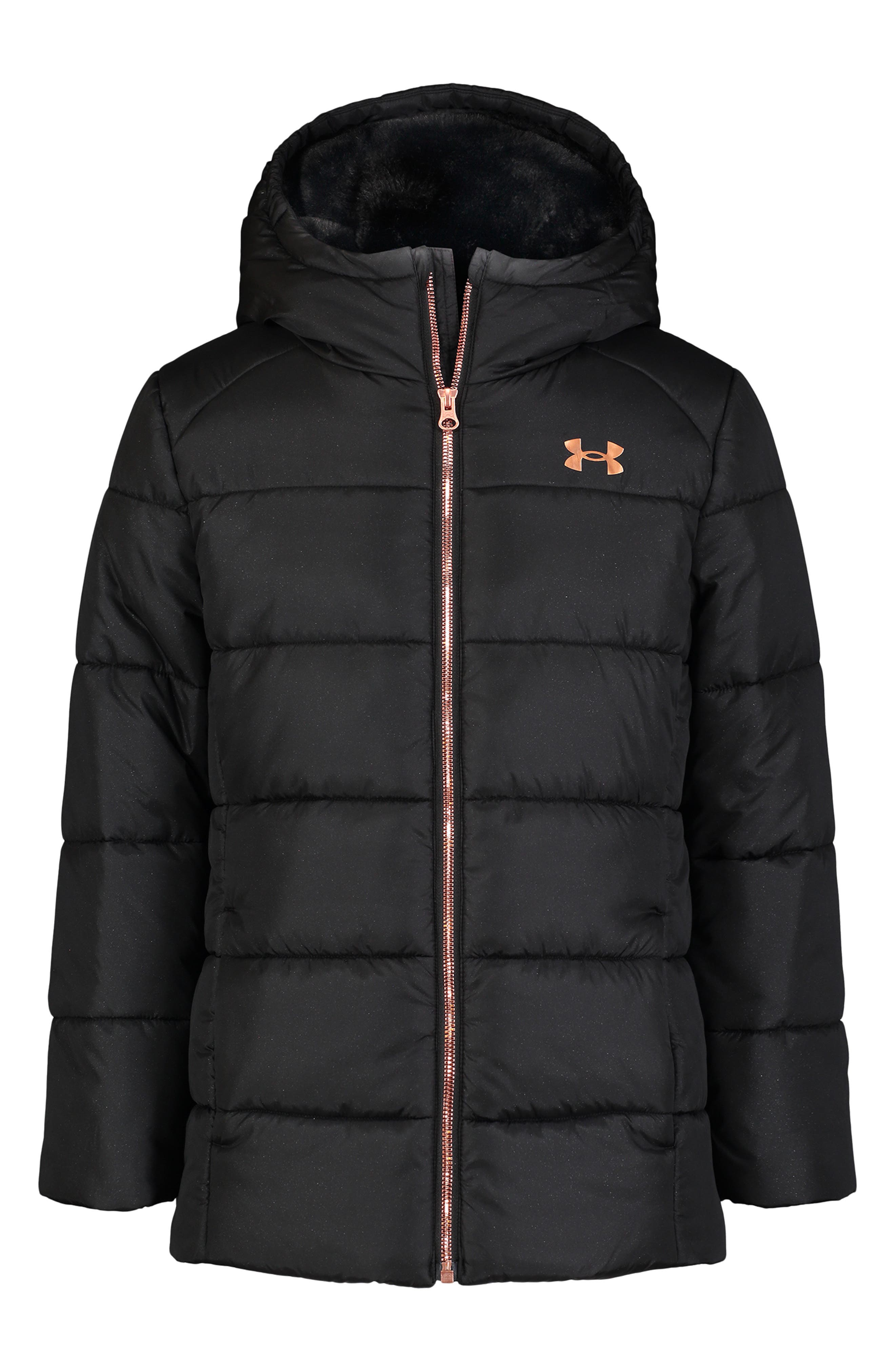 Under Armour Kids' Willow Water Repellent Faux Fur Lined Parka
