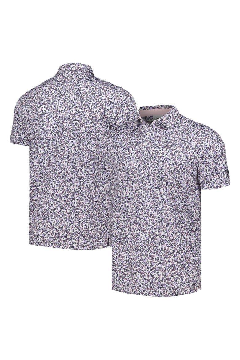 Men's Puma x Arnold Palmer Collection White Arnold Palmer Invitational Mixer Polo, Alternate, color, White