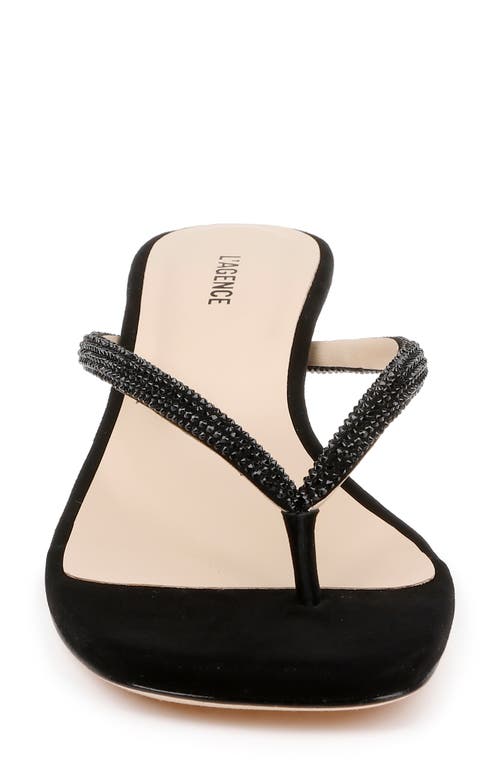 L AGENCE L'AGENCE HORTENSE KITTEN HEEL SANDAL