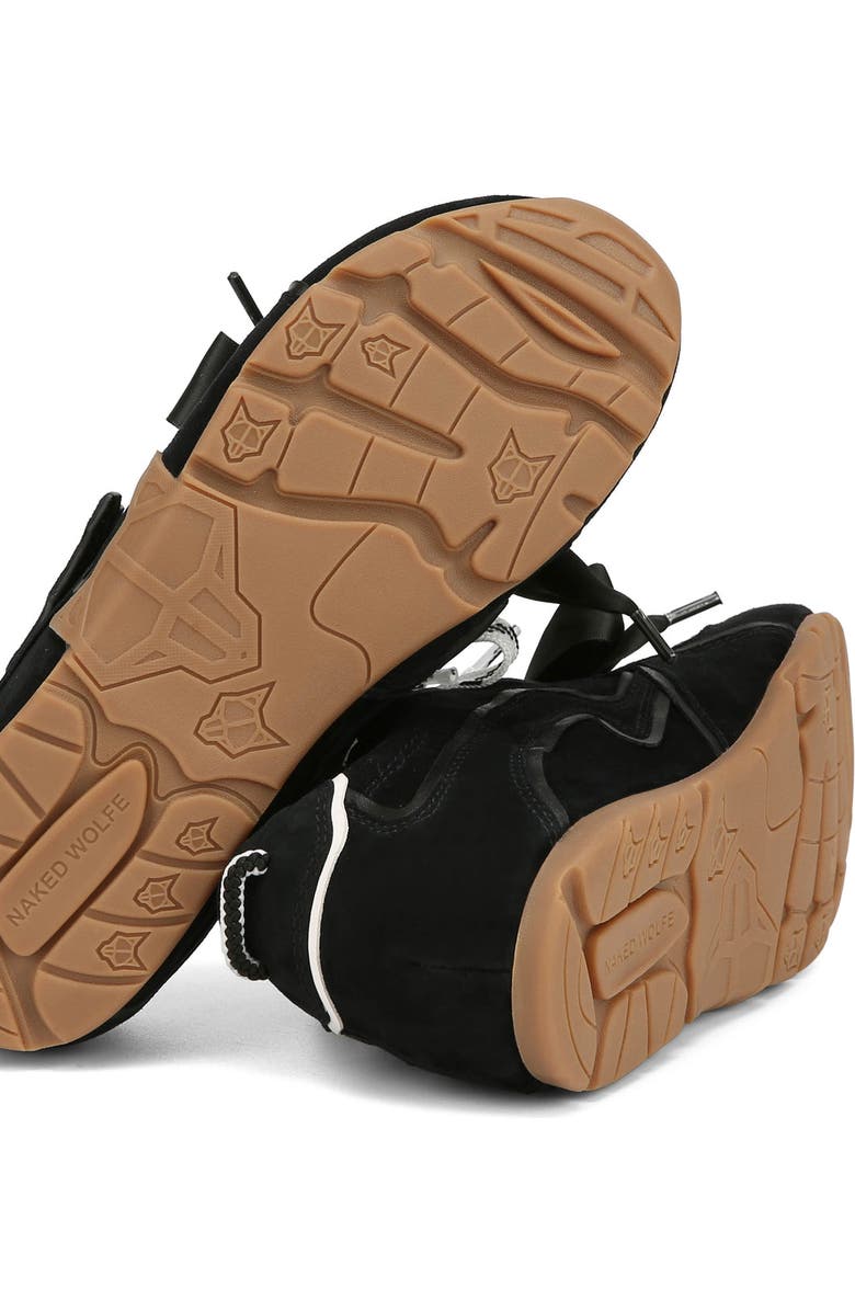 Naked Wolfe Adored Pony Sneaker, Alternate, color, Black