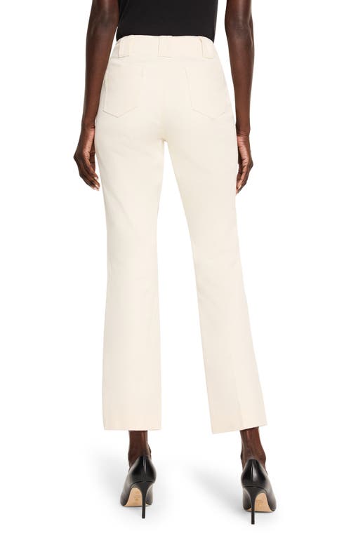 Nic + Zoe Nic+zoe Plaza Ankle Demi Bootcut Pants In Classic Cream