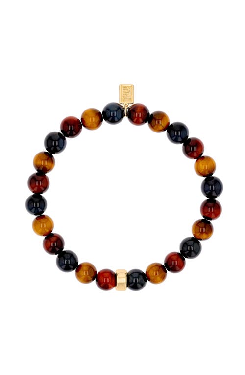 MR LOWE BY SHERYL LOWE MR LOWE BY SHERYL LOWE MR LOWE BEAD BRACELET WITH PLAIN RONDELLE 