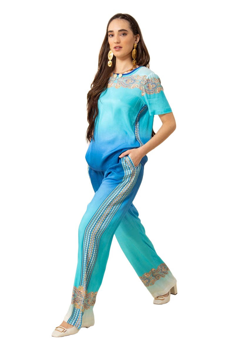 Hale Bob Raelynn Twill Pant, Alternate, color, 