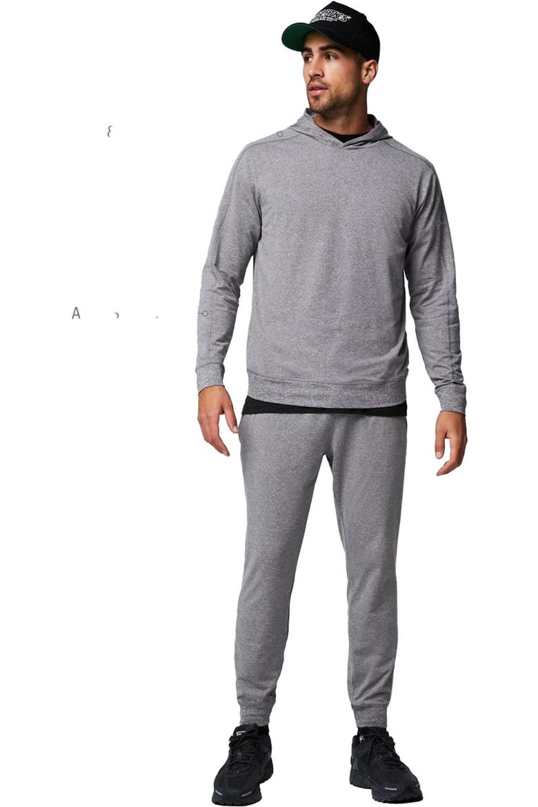 Men's The Cloud Jersey Hoodie, Alternate, color, Onyx Heather