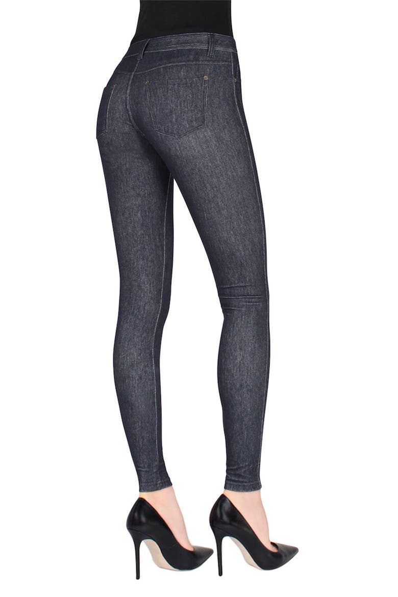 Zipper Leggings, Alternate, color, BLUE