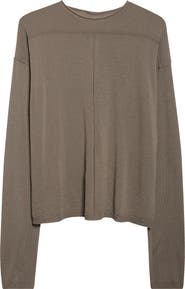 Rick Owens Virgin Wool Crewneck Sweater