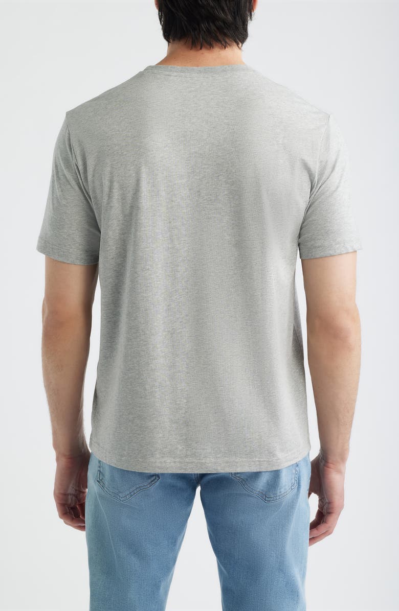 Peter Millar Crown Comfort Cotton Blend Pocket T-Shirt, Alternate, color, Coastal Grey