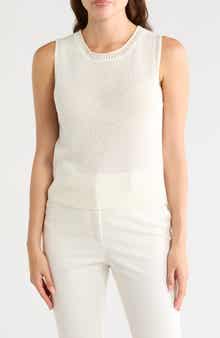 Pointelle Sweater Tank