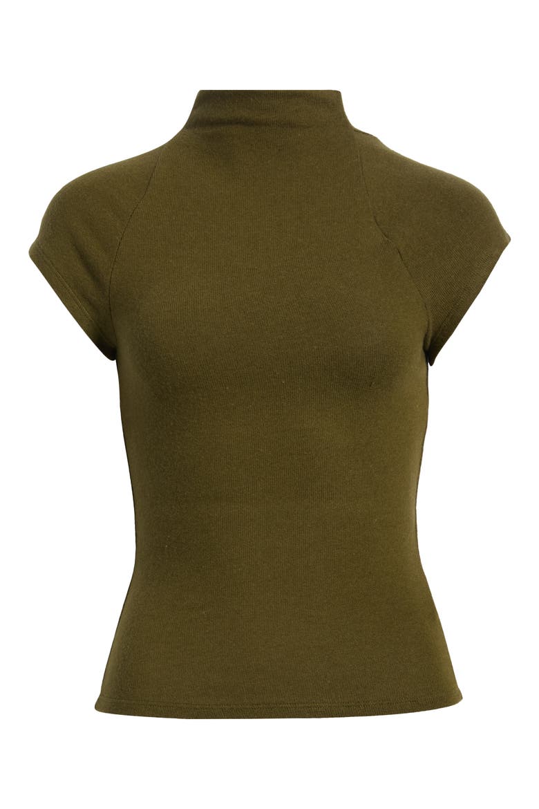 Pien Funnel Neck Knit Top, Main, color, MOSS GARDEN