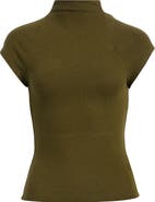Reformation Pien Funnel Neck Knit Top