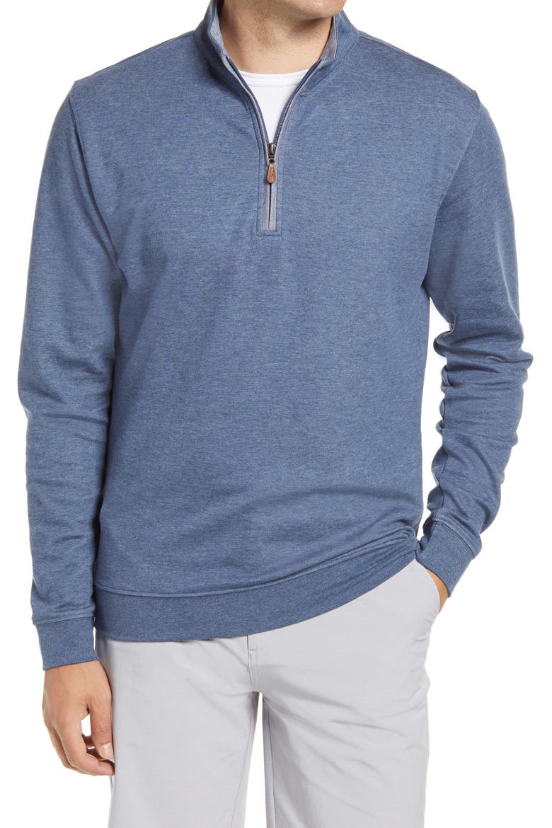 Sully Quarter Zip Pullover, Main, color, HELIOS BLUE