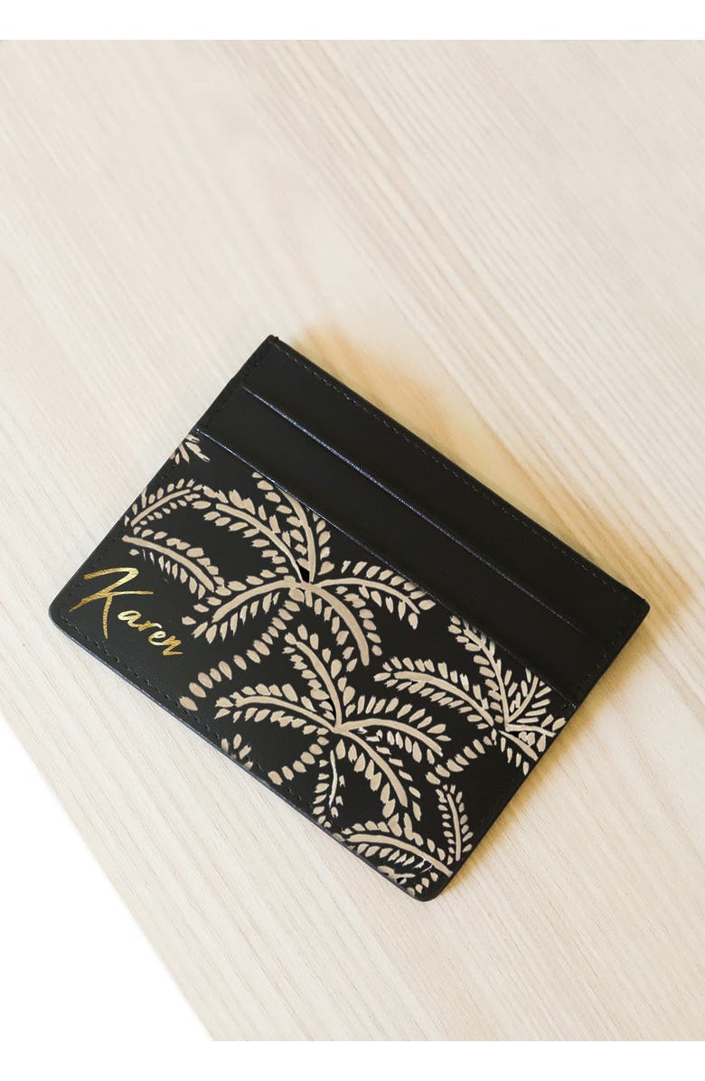 ALEPEL Abstract Palms Cardholder, Alternate, color, Abstract Palms