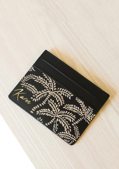 ALEPEL ALEPEL ABSTRACT PALMS CARDHOLDER 